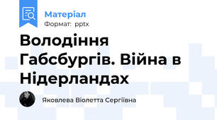 Володіння Габсбургів. Війна в Нідерландах