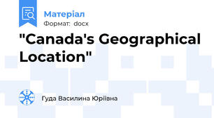"Canada's Geographical Location"