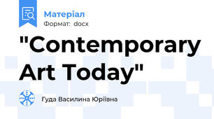 "Contemporary Art Today"