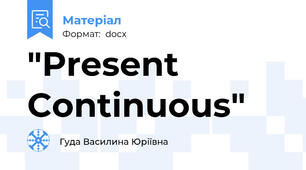 "Present Continuous"
