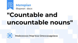 "Countable and uncountable nouns"