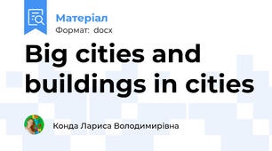 Big cities and buildings in cities