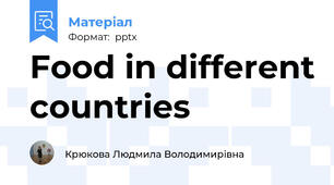 Food in different countries