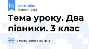 Тема уроку. Два півники. 3 клас