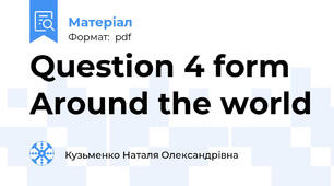 Question 4 form Around the world
