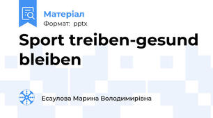 Sport treiben-gesund bleiben