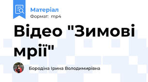 Відео "Зимові мрії"