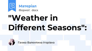"Weather in Different Seasons":