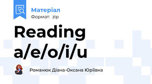 Reading a/e/o/i/u