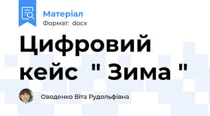 Цифровий кейс  " Зима "