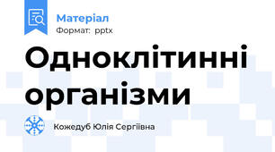 Одноклітинні організми