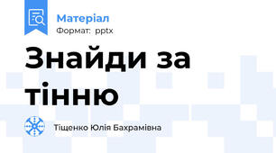 Знайди за тінню