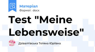 Test "Meine Lebensweise"