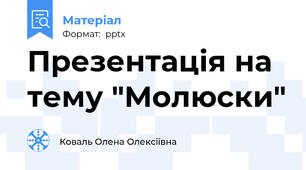Презентація на тему "Молюски"
