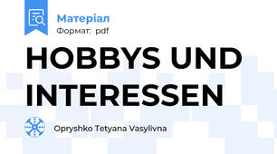 HOBBYS UND INTERESSEN