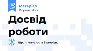 Досвід роботи