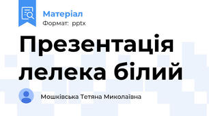 Презентація лелека білий