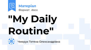 "My Daily Routine"