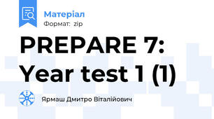 PREPARE 7: Year test 1 (1)