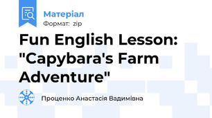 Fun English Lesson: "Capybara's Farm Adventure"