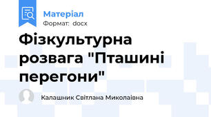 Фізкультурна розвага "Пташині перегони"