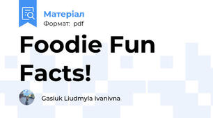 Foodie Fun Facts!