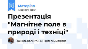 Презентація  "Магнітне поле в природі і техніці"