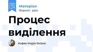 Процес виділення