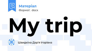 My trip