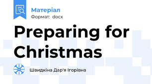 Preparing for Christmas