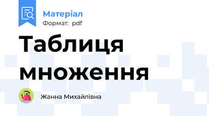 Таблиця множення