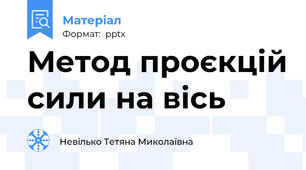 Метод проєкцій сили на вісь
