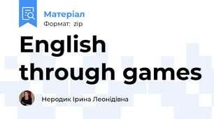 English through games