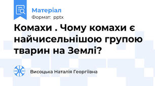 Комахи . Чому комахи є найчисельнішою групою тварин на Землі?