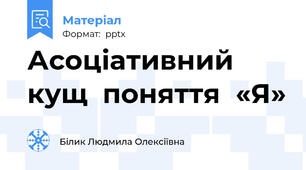 Асоціативний  кущ  поняття  «Я»