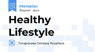Healthy Lifestyle
