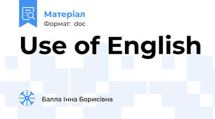Use of English