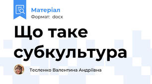 Що таке субкультура