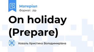 On holiday (Prepare)