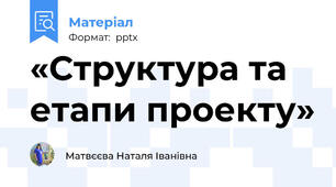 «Структура та етапи проекту»