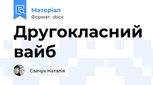 Другокласний вайб