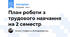 План роботи з трудового навчання на 2 семестр