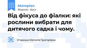 Від фікуса до фіалки: які рослини вибрати для дитячого садка і чому.