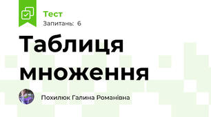 Таблиця множення
