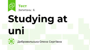 Studying at uni