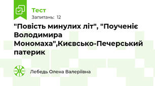 "Повість минулих літ", "Поученіє Володимира Мономаха",Києвсько-Печерський патерик