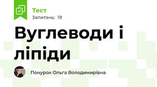 Вуглеводи і ліпіди