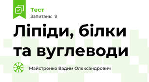 Ліпіди, білки та вуглеводи