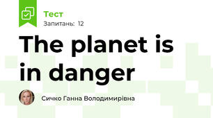 The planet is in danger