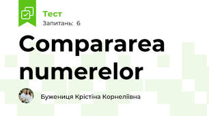 Compararea numerelor